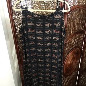 Vintage Harley Davidson Motorcycle Dress